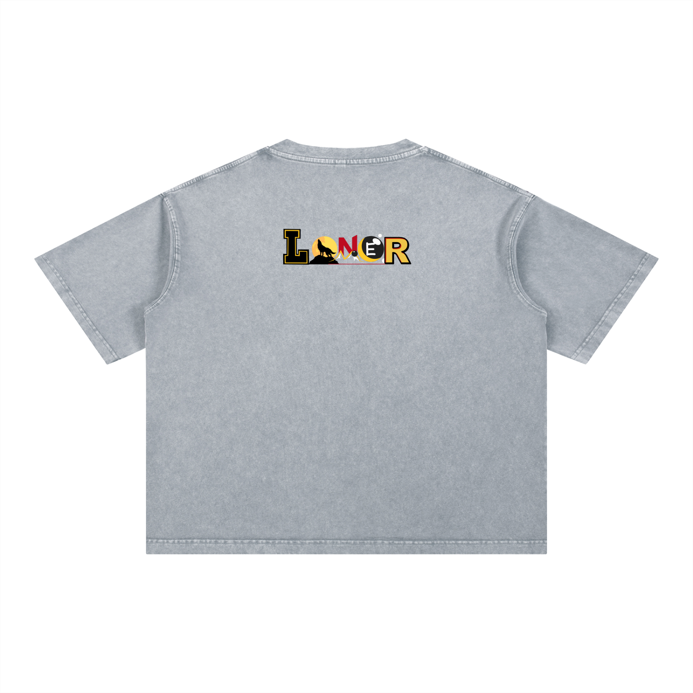 Sad Soul Graphic Unisex Mineral Wash Boxy Cotton T-Shirt