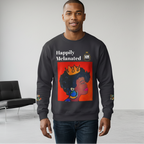 Afrocentric Graphic Sweatshirt - Black Art Unisex Lightweight Crewneck Printify