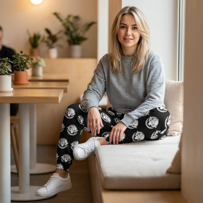 Funky Graphic Athletic Joggers, Unique Sweatpants for Workout, Casual Wear