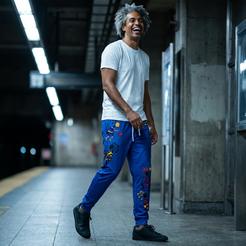 Tribal Dance Athletic Unisex Joggers — Colorful Kokopelli AOP Sweatpants