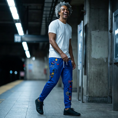Tribal Dance Athletic Unisex Joggers — Colorful Kokopelli AOP Sweatpants