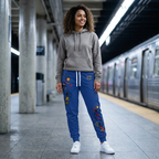 Afro- Caribbean Dance Athletic Unisex Joggers — Colorful Kokopelli AOP Sweatpants Printify