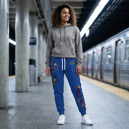 Tribal Dance Athletic Unisex Joggers — Colorful Kokopelli AOP Sweatpants