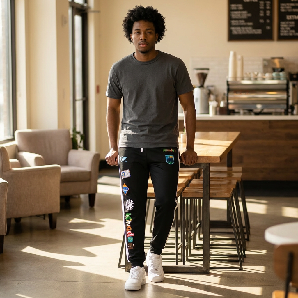 Unisex Travel-Inspired Athletic Joggers | Casual Fitness Pants, Workout Gear
