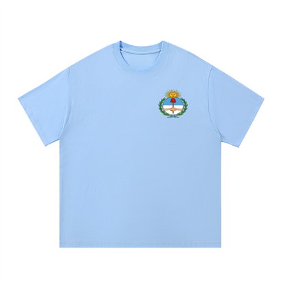 Argentina Flag Art Graphic Unisex Essential Cotton T-Shirt