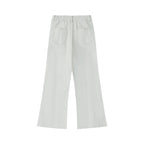 Women's Flared Leg Jeans Featuring Afro-Centric Music and Graffiti Art Graphics ODMPOD