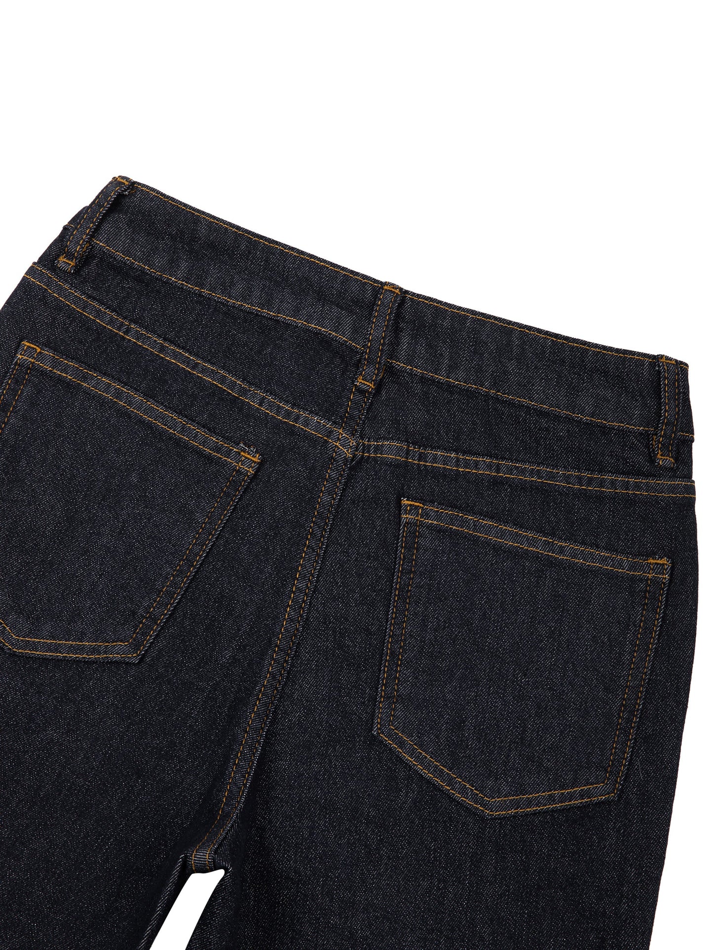 Kente Print Patch Women's High-Rise Flared Jeans