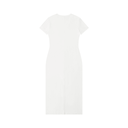 Women's V-Neck Short Sleeve Long Maxi Dress