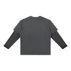 Gothic Raven Art Graphic Unisex Sunfade Layer T-Shirt