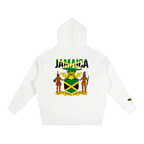 Jamaican Pride and Flag Themed Graphic Fleeced Unisex Hoodie