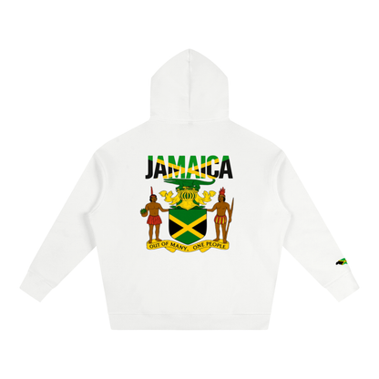 Jamaican Pride and Flag Themed Graphic Fleeced Unisex Hoodie