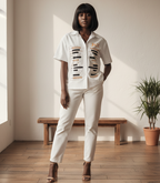 Piano Art Print Unisex Boxy Short Sleeve Shirt