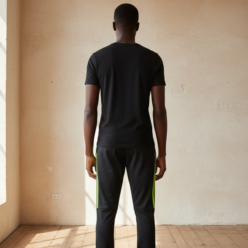 Jamaica Flag Themed  Unisex Side Stripe Running Pants