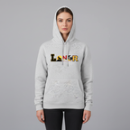 Unisex Medieval Themed Oversize Fleeced Hoodie, Knights and Dragon Fans ODMPOD
