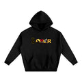 Unisex Medieval Themed Oversize Fleeced Hoodie, Knights and Dragon Fans ODMPOD