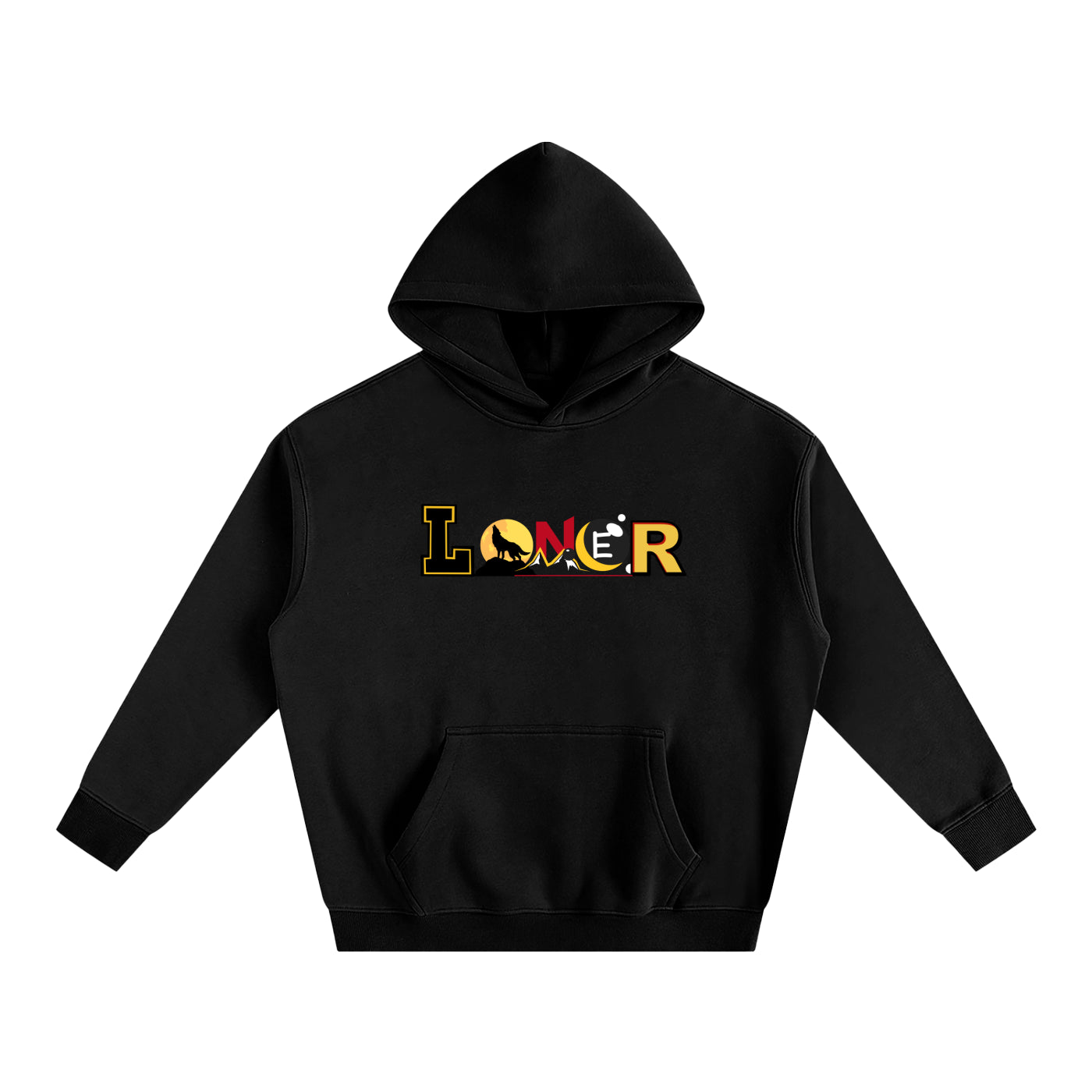 Unisex Medieval Themed Oversize Fleeced Hoodie, Knights and Dragon Fans