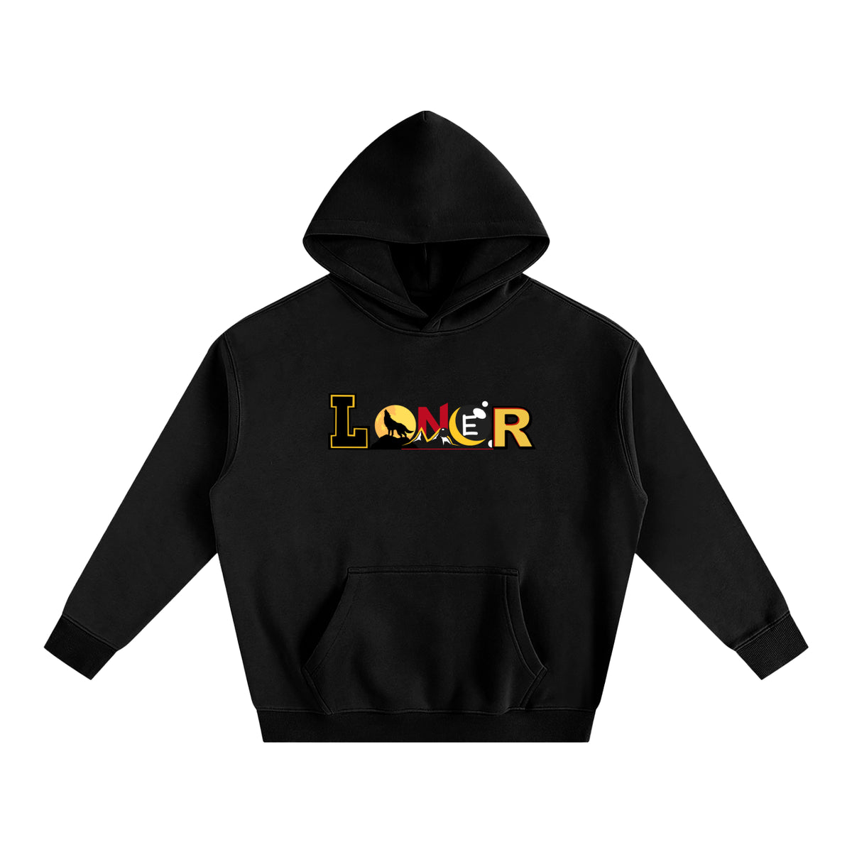 Unisex Medieval Themed Oversize Fleeced Hoodie, Knights and Dragon Fans ODMPOD