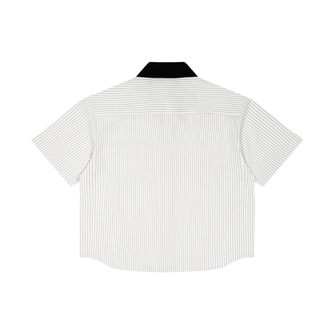 Jazz Singer, Jazz Band Graphic Unisex Striped Boxy Contrast Collar Shirt