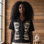 Piano Art Print Unisex Boxy Short Sleeve Shirt