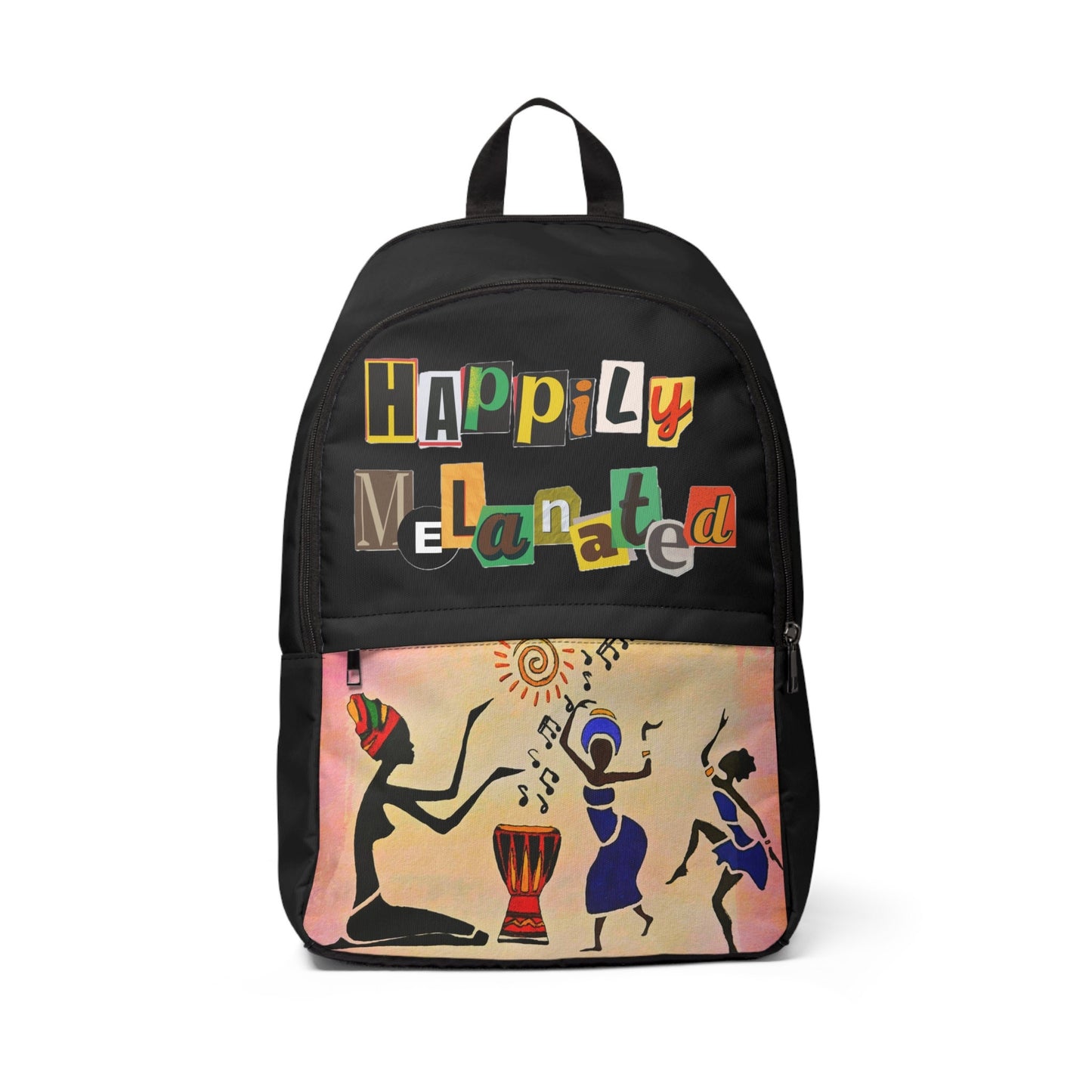 Artisan Tribal Laptop Backpack - Water-Resistant Outdoor Travel Bag