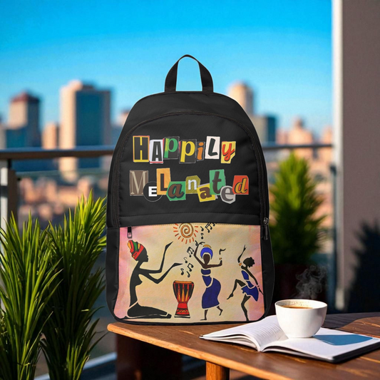 Artisan Tribal Laptop Backpack - Water-Resistant Outdoor Travel Bag