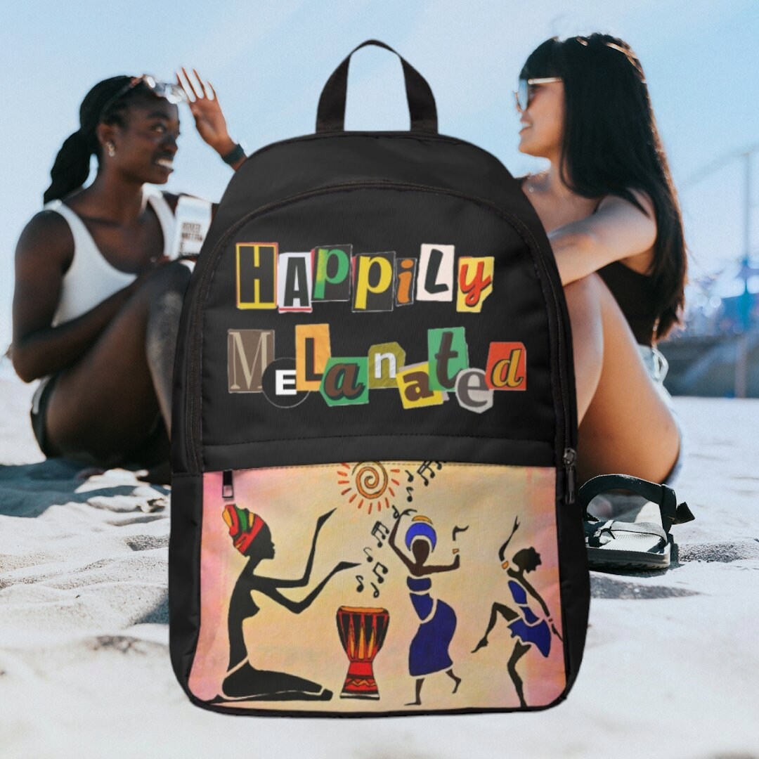 Artisan Tribal Laptop Backpack - Water-Resistant Outdoor Travel Bag