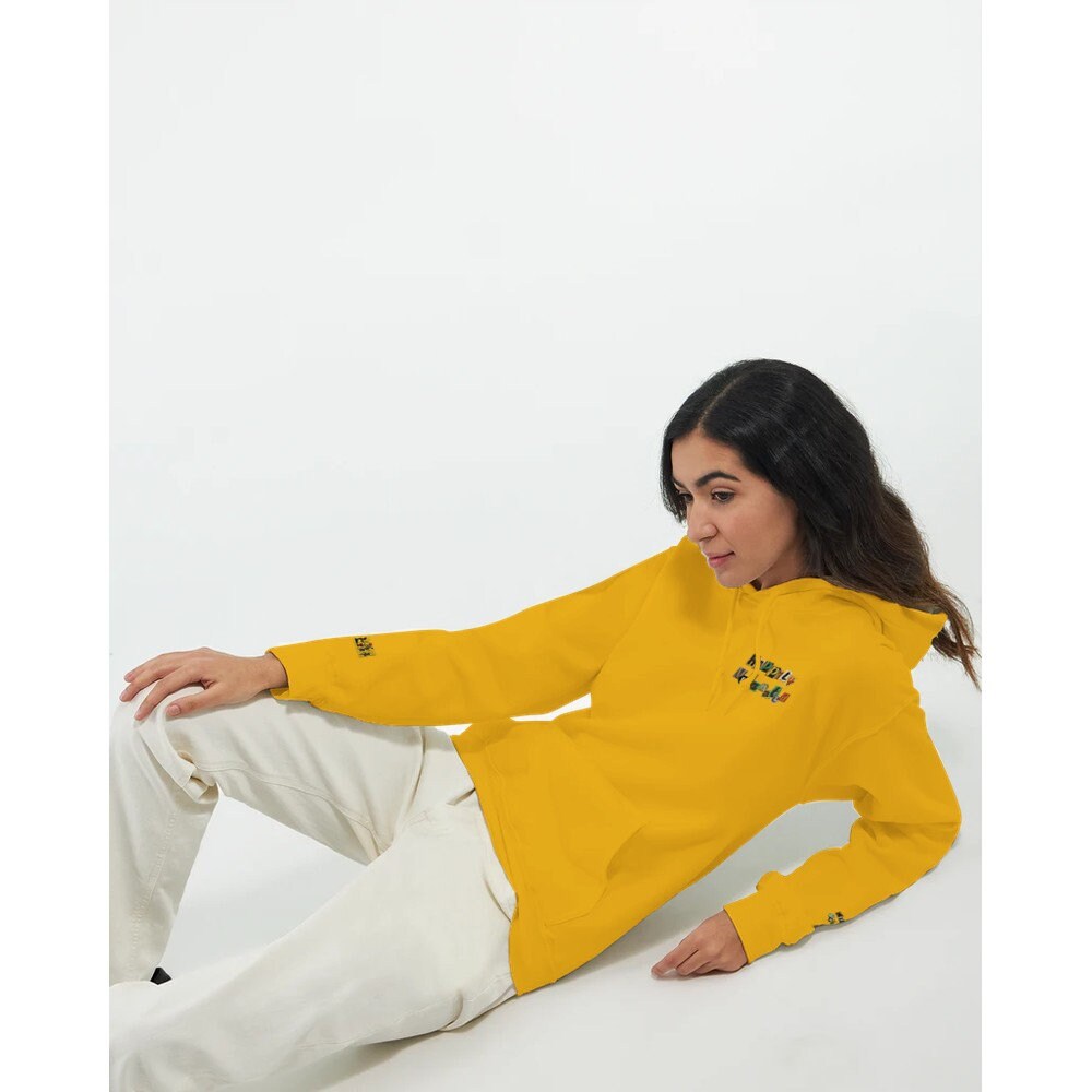 Artisan Embroidered Hoodie - Hand-Sketched Design, Unisex Classic Pullover