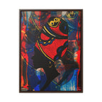 Artisan Black Woman Portrait, Handcrafted Wall Art, Empowering Home Decor, Vertical Frame Printify