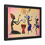 Original Hand Drawn Tribal Music Wall Art, Unique Ethnic Illustration