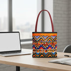 Handcrafted Aztec Print Weekender Bag - Spacious & Stylish Tote for Weekend Escapes