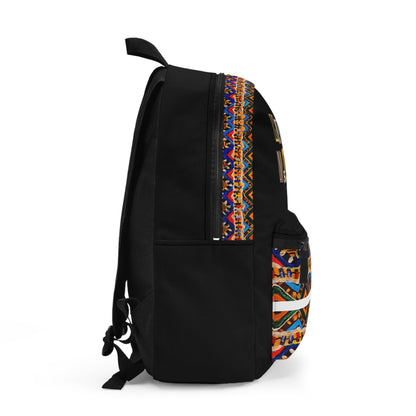 Boho Chic Handcrafted Tribal Backpack,Lightweight, Waterproof with Adjustable Straps