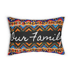 Handcrafted Tribal Patterned Lumbar Pillow - Unique Boho Chic Home Decor Printify
