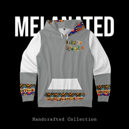 Handcrafted Ethnic Patterned Unisex Hoodie, Artisan Tribal Design