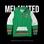 Handcrafted Ethnic Patterned Unisex Hoodie, Artisan Tribal Design