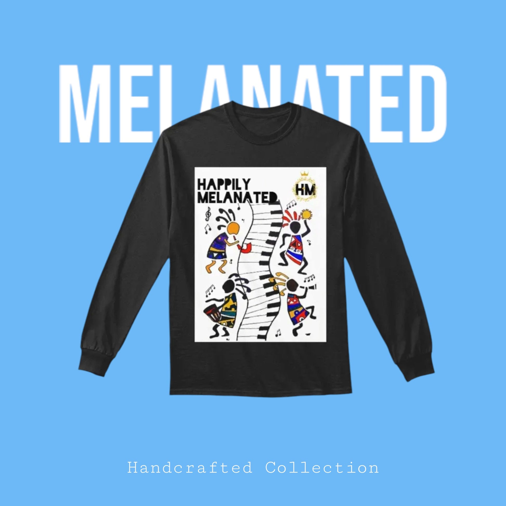 Ethnic Streetwear Unisex Tee, Hand-Drawn Tribal Music Art with Motivational Quotes