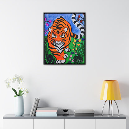 Handcrafted Original Watercolor Tiger Painting - Majestic Animal Portrait