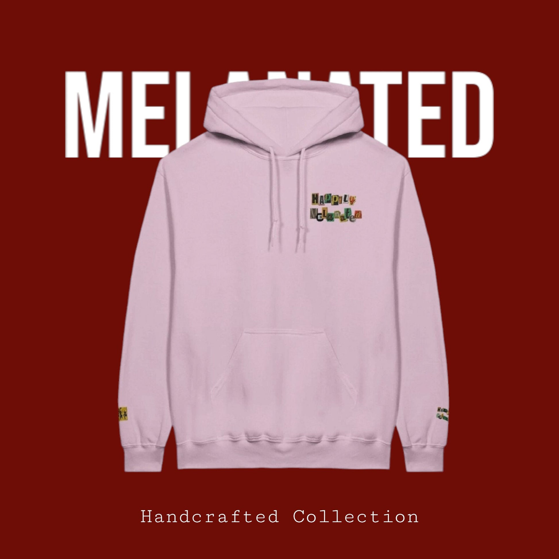 Artisan Embroidered Hoodie - Hand-Sketched Design, Unisex Classic Pullover