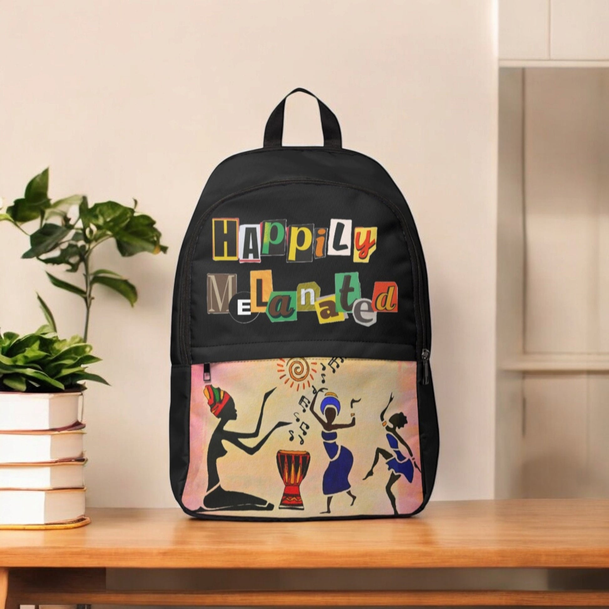 Artisan Tribal Laptop Backpack - Water-Resistant Outdoor Travel Bag