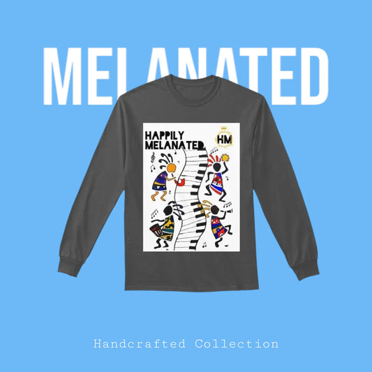 Ethnic Streetwear Unisex Tee, Hand-Drawn Tribal Music Art with Motivational Quotes