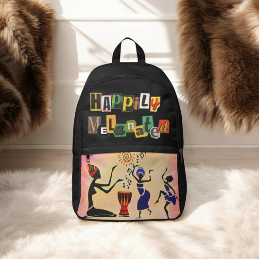 Artisan Tribal Laptop Backpack - Water-Resistant Outdoor Travel Bag