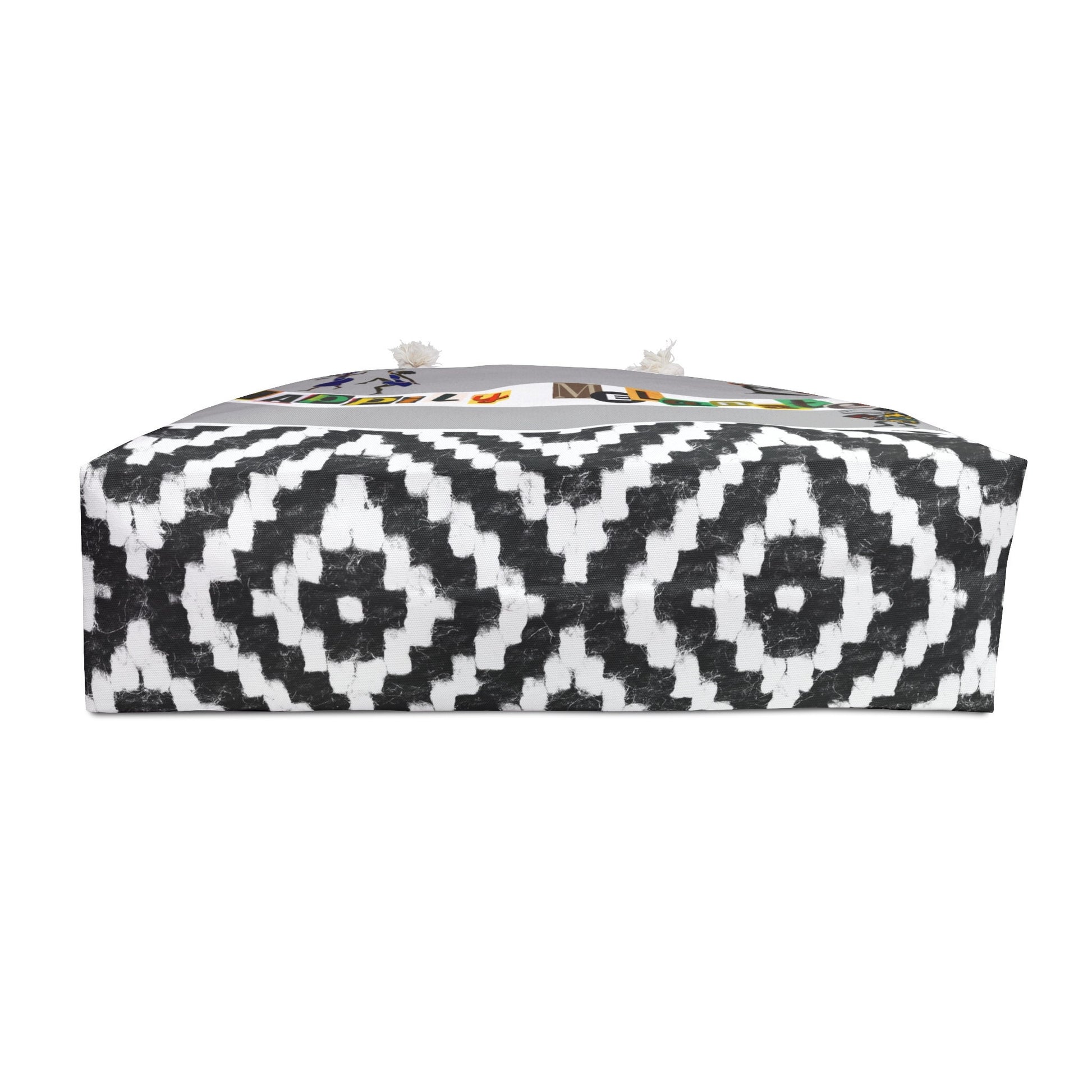 Ethnic Music Art Weekender Bag - Oversized, Durable Tote with Rope Handles for Beach