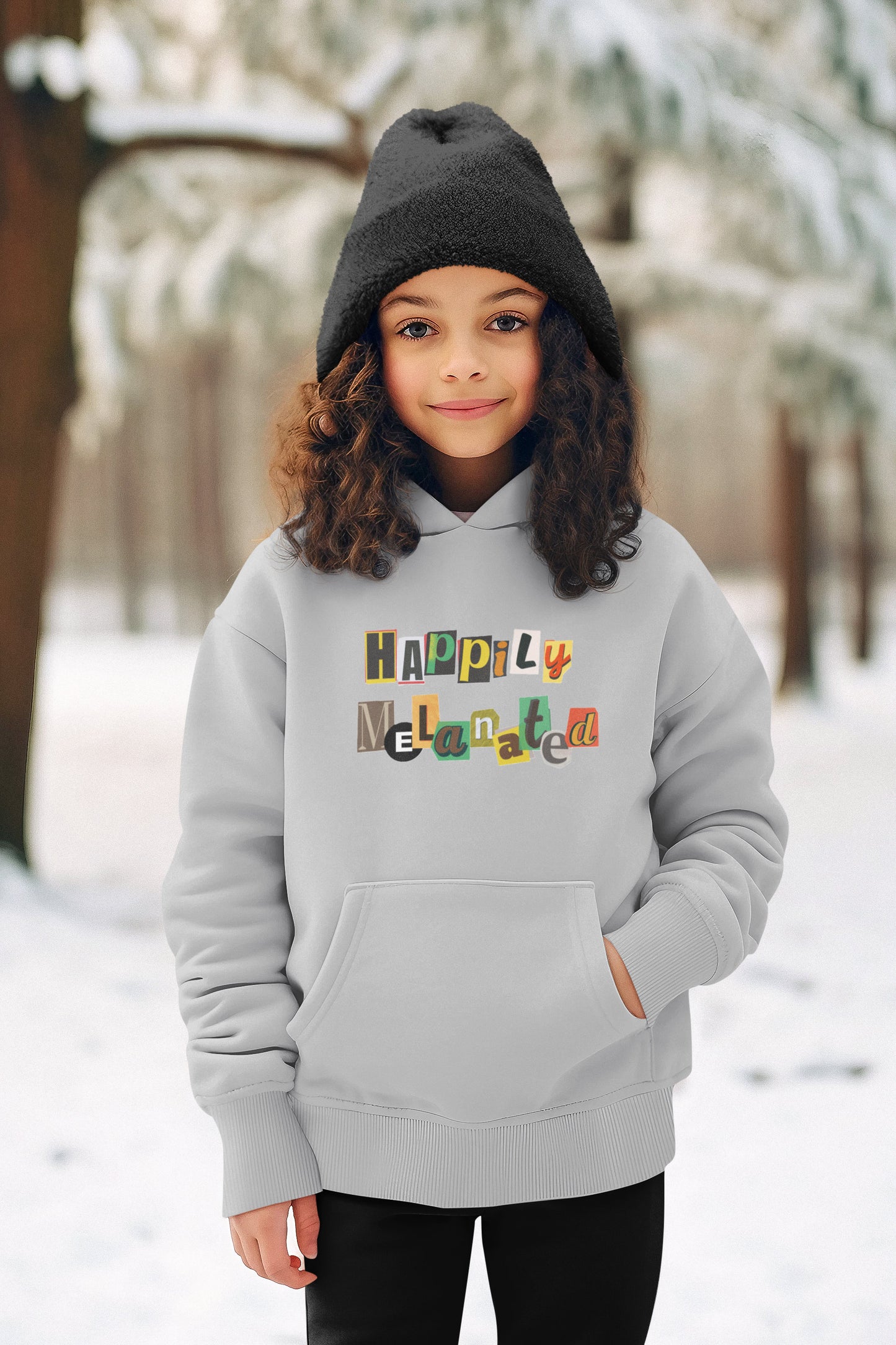 Handcrafted Afro Music Youth Hoodie, African American Kids Sweatshirt, Ethnic Design Jumper, Black Culture Pullover, Teenage Unisex Hooded