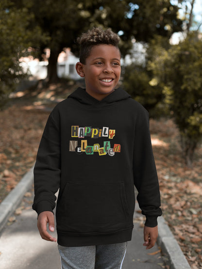 Handcrafted Afro Graphic Youth Hoodie, Kids Sweatshirt, Ethnic Design