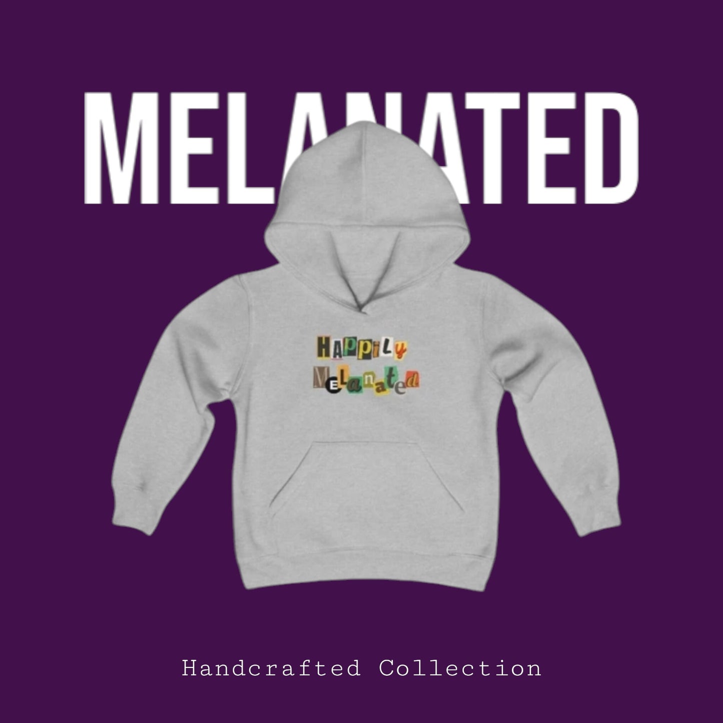 Handcrafted Afro Graphic Youth Hoodie, Kids Sweatshirt, Ethnic Design