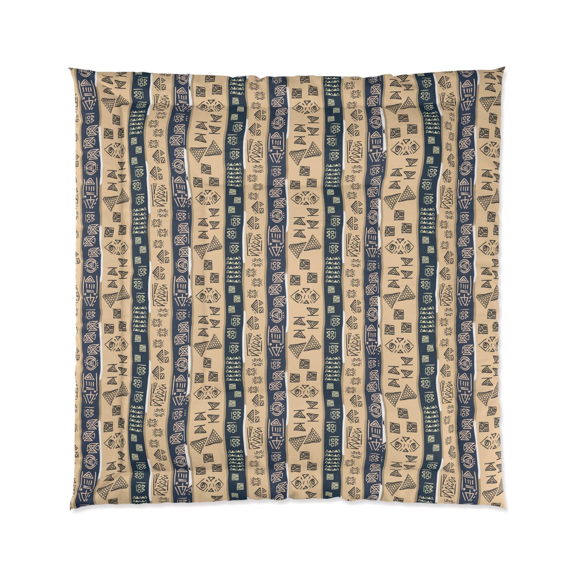 Tribal Comforter, Boho Blanket, Aztec Bedding, Ethnic Duvet Cover