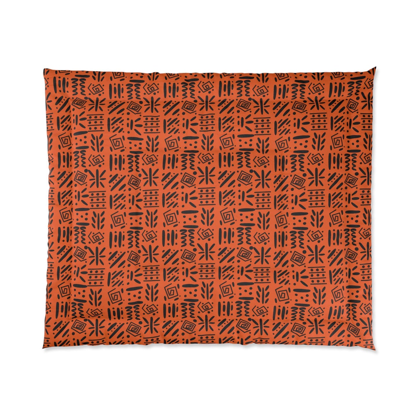 Boho Comforter, Aztec Pattern Bedding, Cozy Home Decor, Tribal Print Duvet Cover