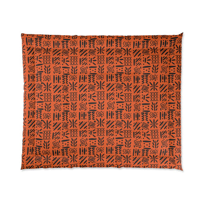 Boho Comforter, Aztec Pattern Bedding, Cozy Home Decor, Tribal Print Duvet Cover
