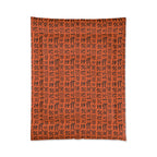 Boho Comforter, Aztec Pattern Bedding, Cozy Home Decor, Tribal Print Duvet Cover