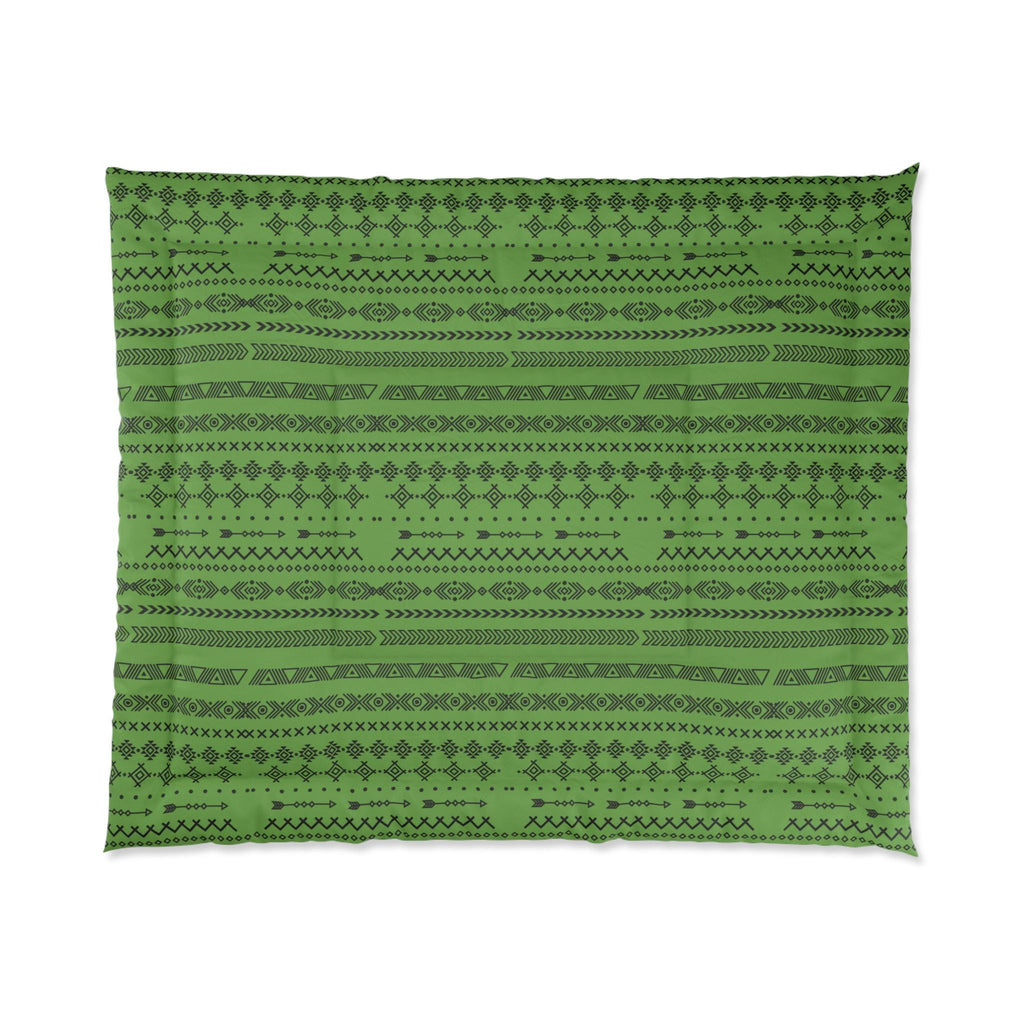 Boho Comforter, Aztec Pattern Bedding, Cozy Home Decor, Tribal Print Duvet Cover