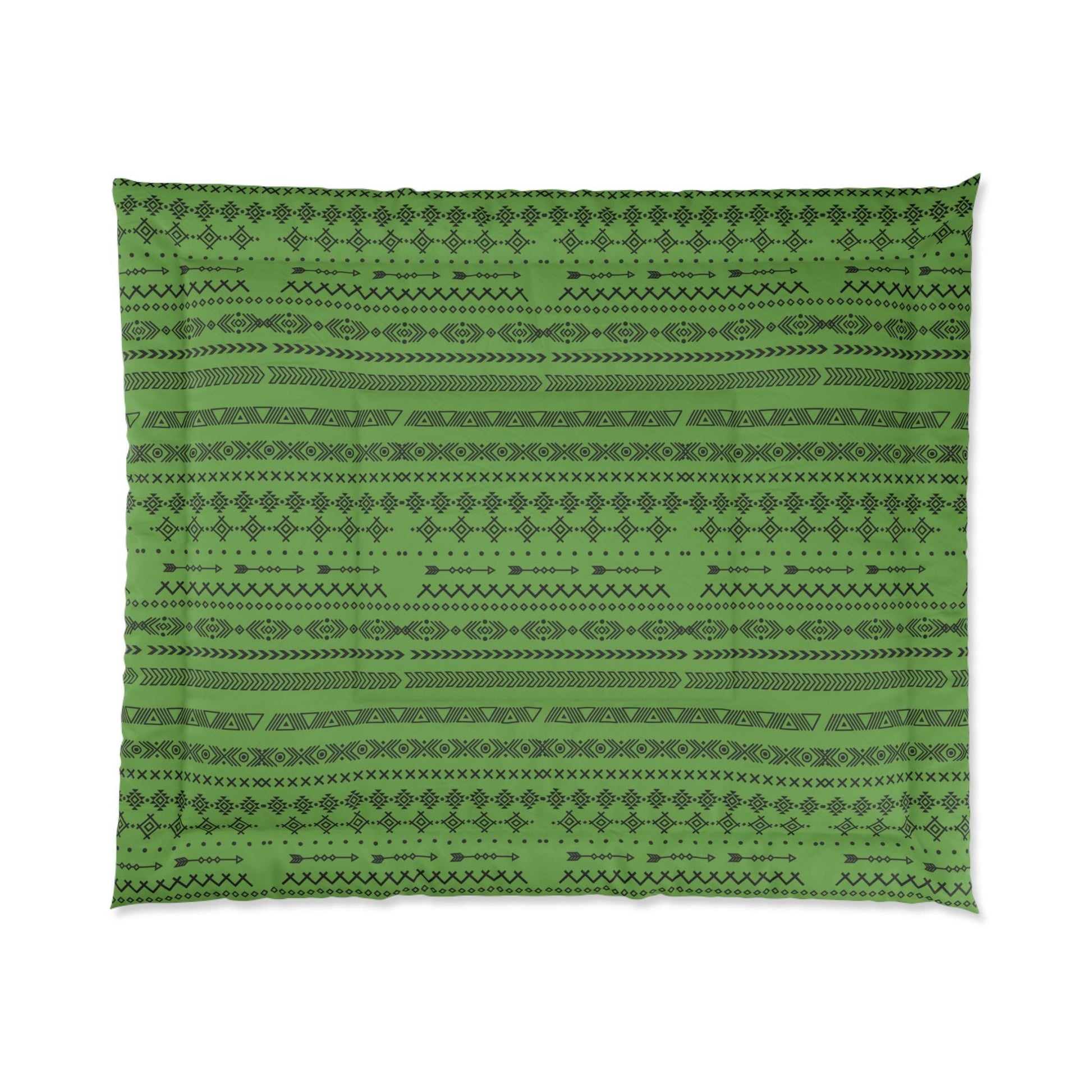 Boho Comforter, Aztec Pattern Bedding, Cozy Home Decor, Tribal Print Duvet Cover